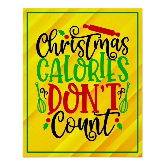 Christmas Calories Don’t Count-50258 Poster (Front)