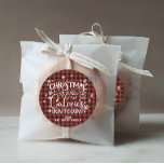 Christmas Calories Don't Count Classic Round Sticker<br><div class="desc">A funny Christmas sticker that says "Christmas Calories Don't Count"
Easily personalize the name with just a few clicks.</div>