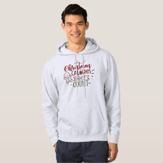 Christmas Calories Don't Count - Funny Gym Workout Hoodie