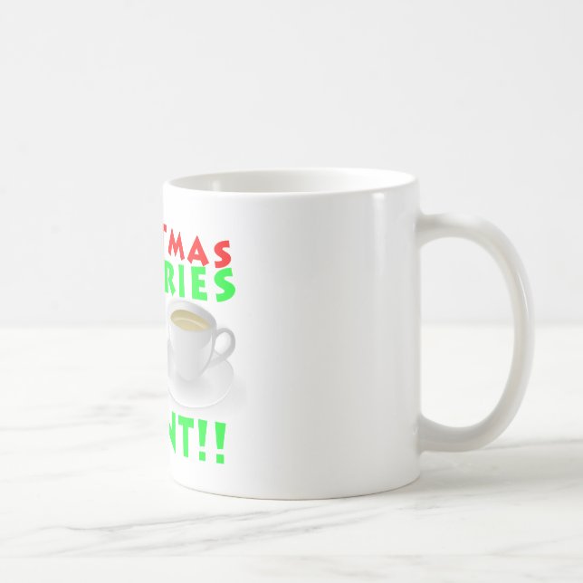 Christmas Calories Don't Count Humor Funny Coffee Mug (Right)