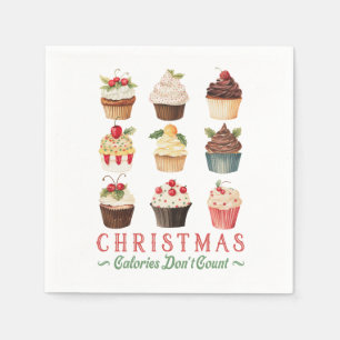 Christmas Calories Don't Count Napkins