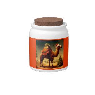Christmas Camel 1 Candy Jar