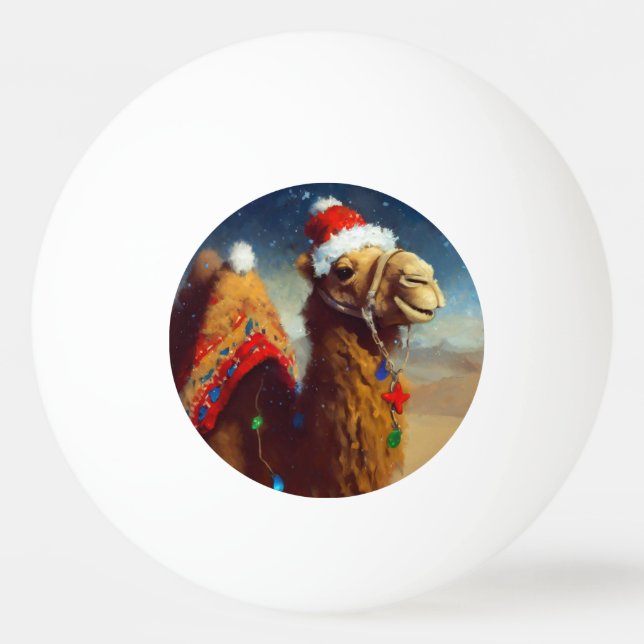 Christmas Camel (3) Ping Pong Ball (Front)