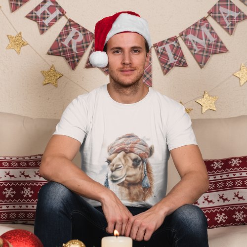 Christmas Camel customizable  T_Shirt