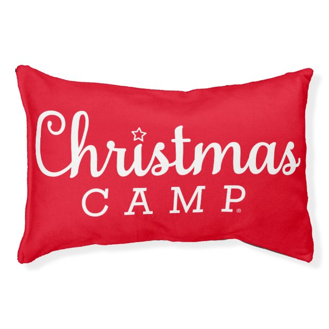 Christmas Camp Dog Bed | Christmas Camp (Front)