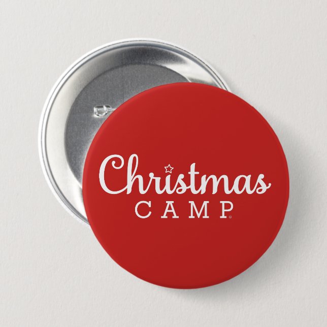 Christmas Camp Exclusive Ornament Button (Front & Back)