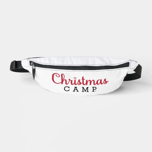 Christmas Camp Fanny Pack | Christmas Bag  (Front)