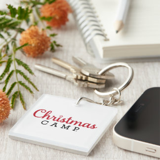 Christmas Camp Keychain | Christmas Keychains