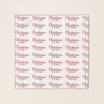 Christmas Camp Scarft | Christmas Scarf
