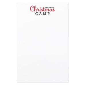 Christmas Camp Stationery | CHRISTMAS STATIONERY