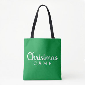 Christmas Camp Tote Bag | Christmas Bags