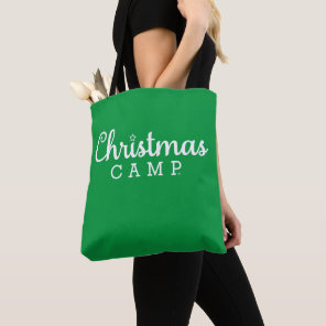 Christmas Camp Tote Bag | Green