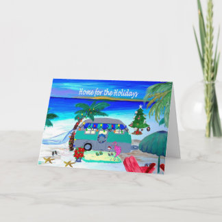 Christmas camper Holiday  Card