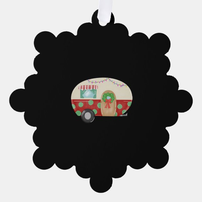christmas camper ornament card (Front)