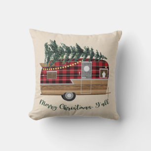 Christmas Camper Pillow