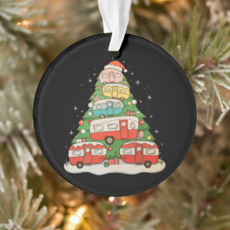 Christmas Camping RV Xmas Tree Holiday Season Ornament