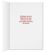 Christmas can be tough Card (Inside (Right))