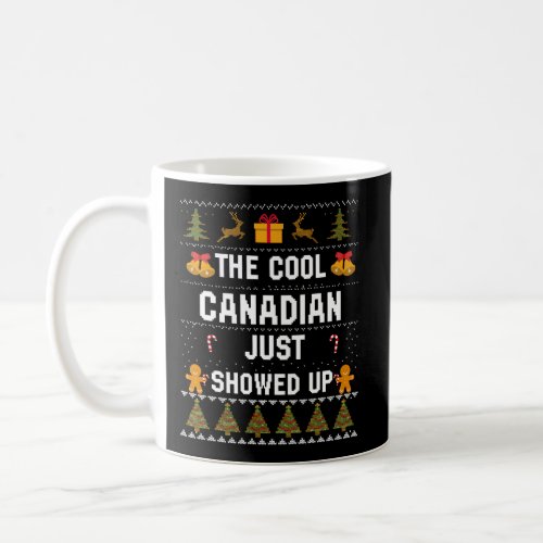 Christmas Canadian Shirt Gift Canada Ugly Christma Coffee Mug
