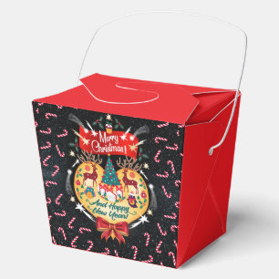 Christmas Candies Favor Boxes