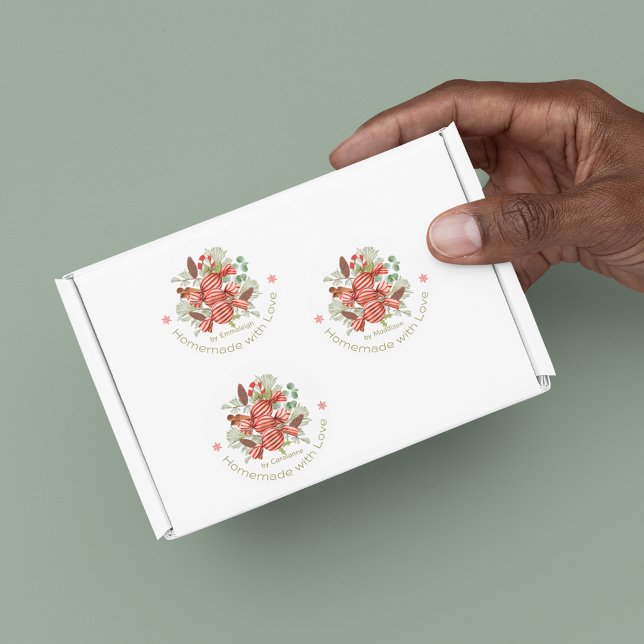 Christmas Candies Homemade Love Food Labels (Creator Uploaded)