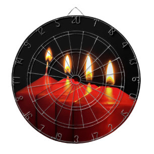 Christmas Candle Advent Wreath Dart Board