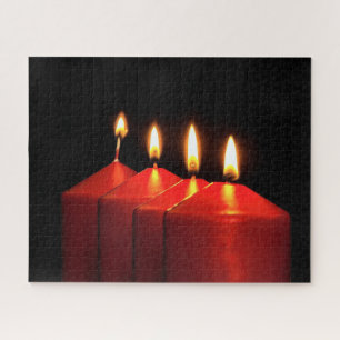 Christmas Candle Advent Wreath Jigsaw Puzzle