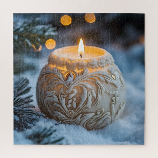 Christmas Candle Jigsaw Puzzle (Vertical)