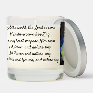 Christmas Candle "Joy to the World"