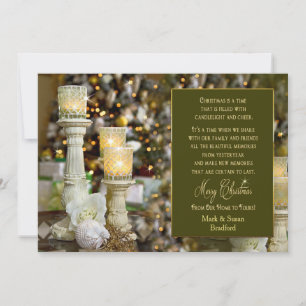 Christmas Candle-Lights - Insert Your Name Invitation