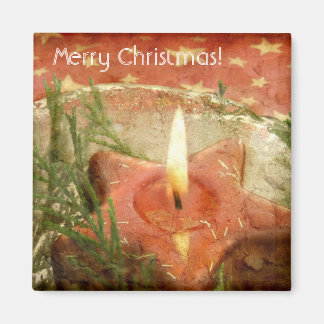 Christmas Candle Magnet