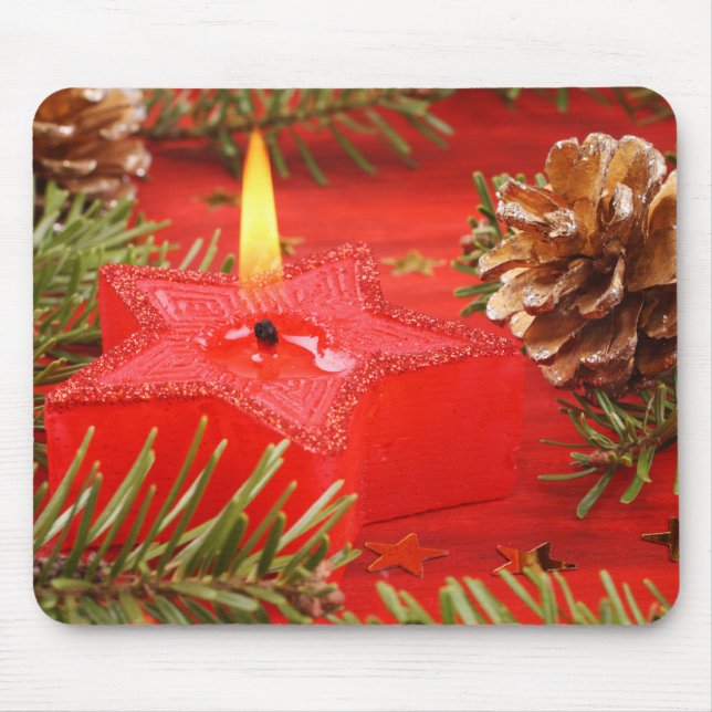 Christmas Candle Mousepad (Front)
