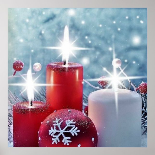 Christmas Candle Poster (Front)