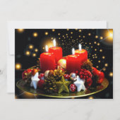 Christmas Candle Wreath Decoration (Front)