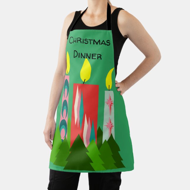 Christmas Candles  Apron (Insitu)