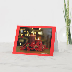Christmas Candles Christmas Card