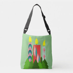 Christmas Candles  Crossbody Bag