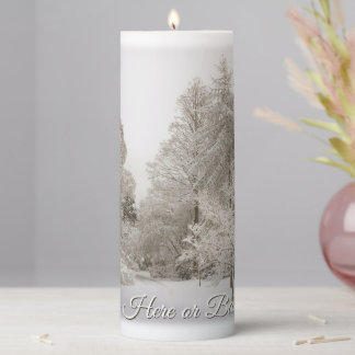 Christmas Candles Custom Winter Wonderland Candles