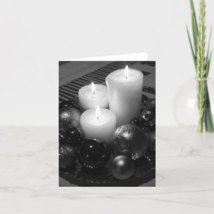 Christmas Candles Holiday Card