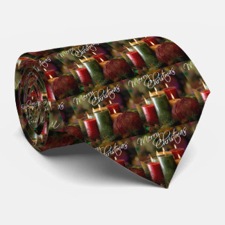 Christmas Candles Men's Tie