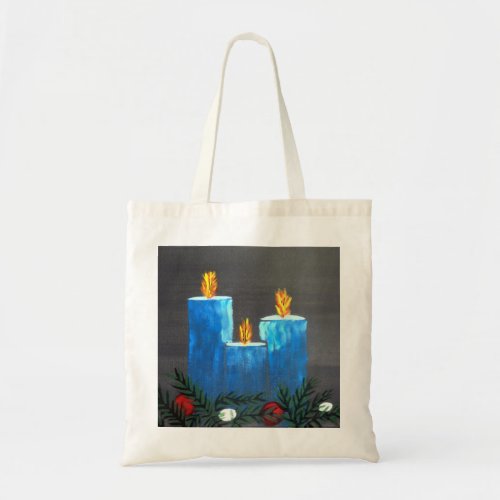 Christmas Candles Tote Bag