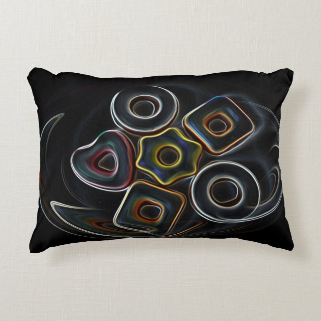Christmas candy accent pillow (Front)