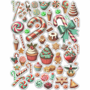 Christmas Candy And Sweet treats clipart Sticker