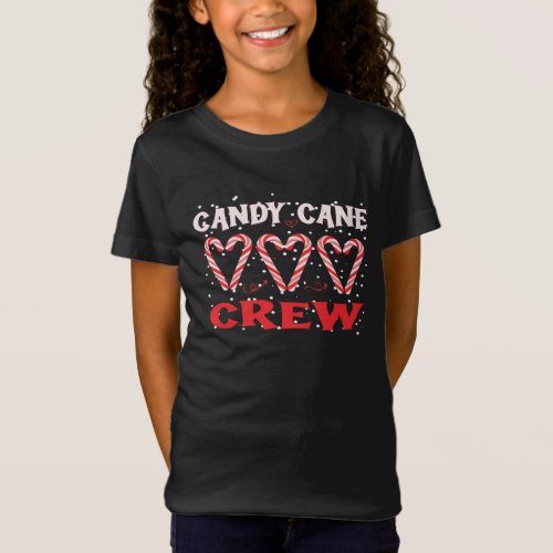 Christmas candy cane crew 2022 T_Shirt