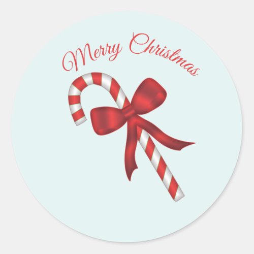 Christmas Candy Cane Envelope Seal