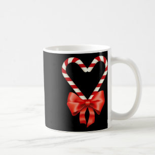 Christmas Candy Cane Heart For Children Men Women Coffee Mug