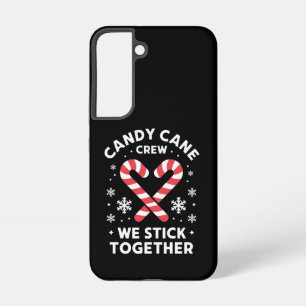 Christmas Candy Cane Heart We Stick Together  Samsung Galaxy S22 Case