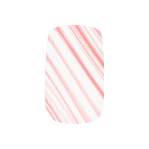 Christmas Candy Cane Holiday Minx Nail Art Decals
