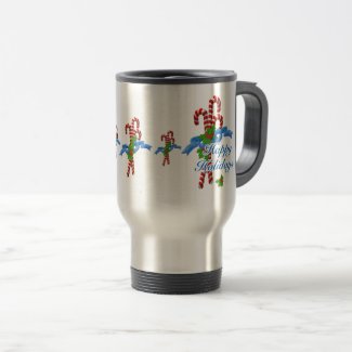 Christmas Candy Cane Holiday Thermal Cup