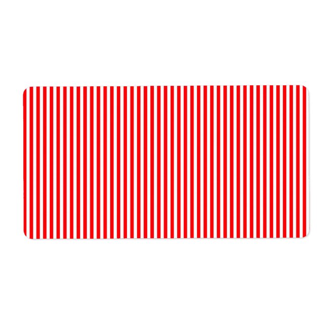 Christmas Candy Cane in Christmas Red Label (Front)