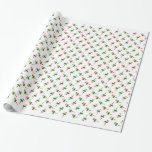 Christmas Candy Cane - Red Wrapping Paper at Zazzle